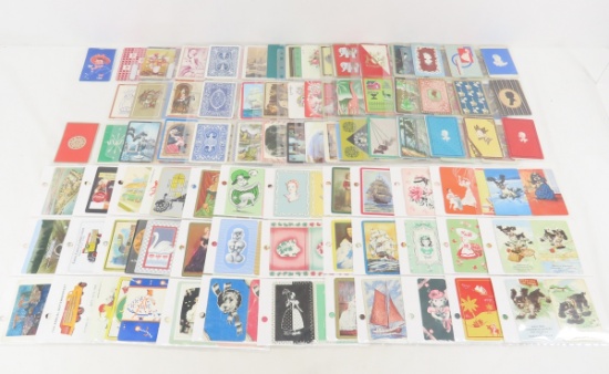 2 Binders of Single Playing Card Backs