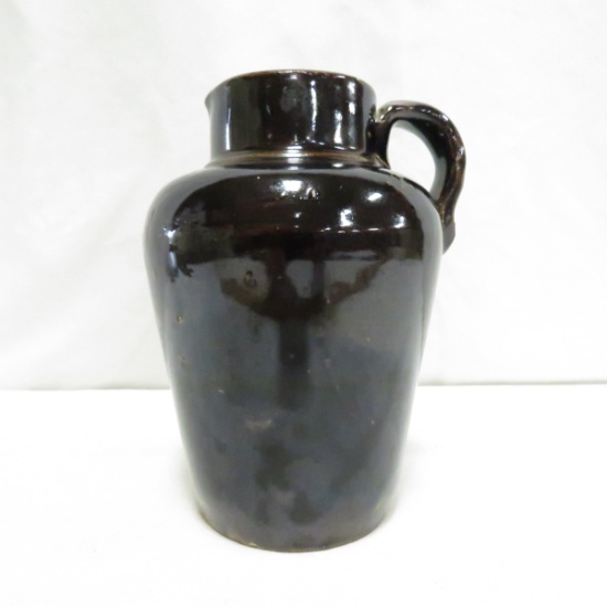6" Albany Slip Wide Mouth Syrup Pitcher