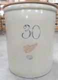 30 Gallon Red Wing Union Stoneware Co Crock