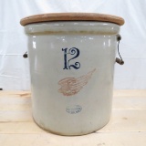 12 Gallon Red Wing Union Stoneware Co Crock