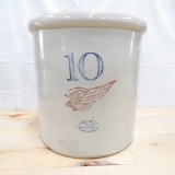 10 Gallon Red Wing Union Stoneware Co. Crock