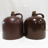 Albany Slip & Brown  Minnesota Stoneware Jugs