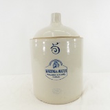 5 Gal Waconda Water Red Wing Union Stoneware Jug