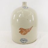 5 Gal Red Wing Union Stoneware Jug- large wing