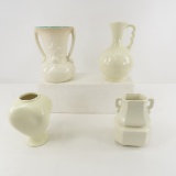 4 Red Wing Vases -926, 1622, 1626, & Rumrill 293
