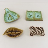 Red Wing African Series & 3 Art Pottery Ashtrays