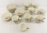Red Wing Bob White Dinnerware for 15
