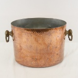 Villedieu France Hammered Copper Wine Bucket