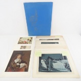 Portfolio of 13 Antique Prints