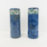 Royal Doulton pair of Bessie Newberry Vases
