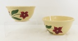 2 Watt Ware Starflower Bowls