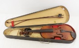 Paper Label Antonius Stradivarius Violin, Case