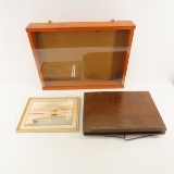 Water color, Mitchell Lap Desk & Display Case
