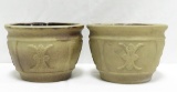 2 Red Wing Art Pottery 7.25 x 5