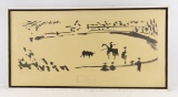 Print of Corrida by Pablo Picasso in Frame