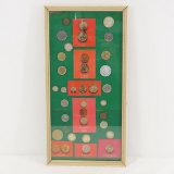 Framed Collection of US and European Coins