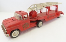 1950s Buddy L #3 BLFD Extension Ladder Truck