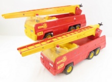 2 Tonka No. 34 Fire Engine Ladder Truck