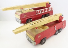 2 Tonka Aerial Swivel Ladder Fire Trucks