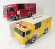 2 1994 Funrise Fire-Rescue Trucks- Light & Sound
