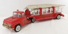 Vintage Buddy L BLFD #3 Extension Ladder Truck