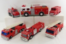 6 Plastic Fire Truck- not working- good display