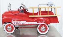 Burns Jet Flow Drive No. 287 Pedal Fire Truck