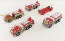 4 Dongkook Nylint & Other 1/43 Diecast Fire Trucks