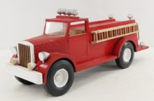 Scratch Built All Wood Fire Truck 15 1/2"