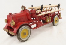 1930s Hubley Cast Iron Ladder Truck