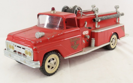 1960s Tonka Toys No. 5 Suburban Pumper Fire Truck