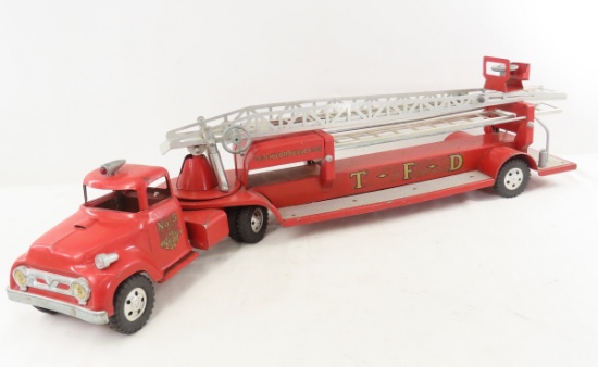1950s Tonka TFD Hydraulic Ladder Truck No. 5