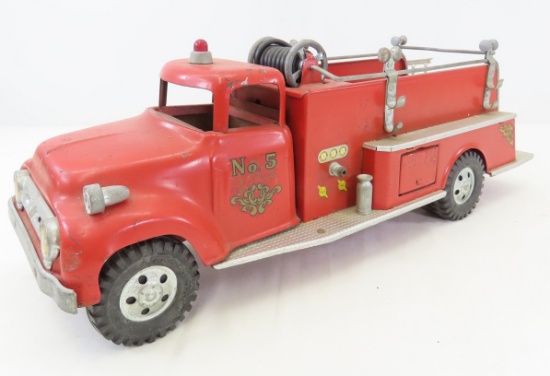 1950s Tonka Toys No. 5 Suburban Pumper Fire Truck