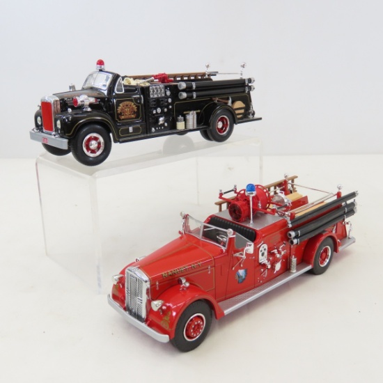 2 First Gear 1/34 Diecast Fire Trucks