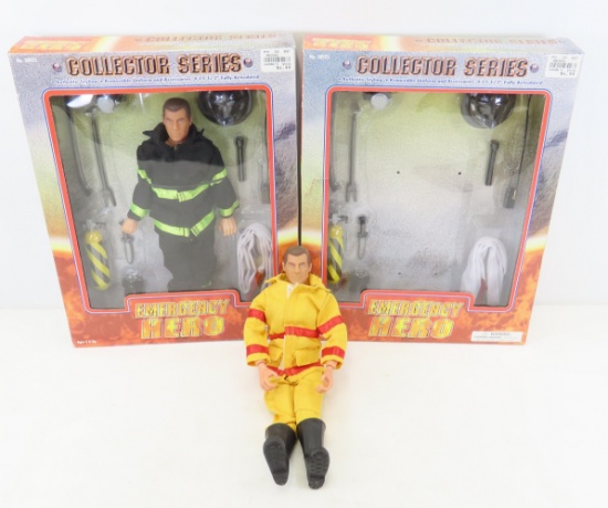 Emergency Hero Fireman Action Figures w/Boxes