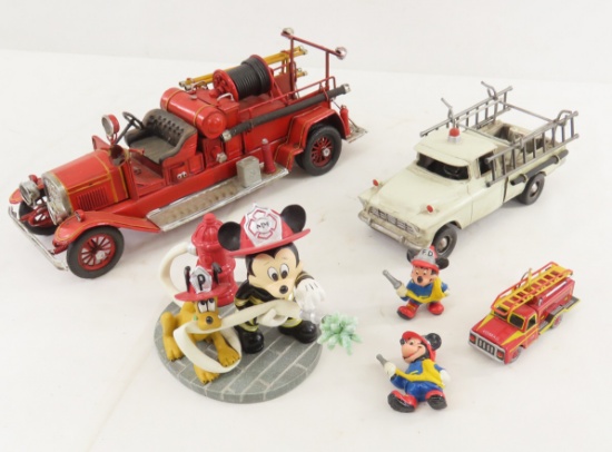 "All Fired Up" Mickey Mouse Figures & 2 Trucks