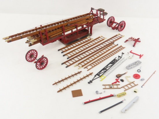 Scratch Built Custom Fire Ladder Wagon Project
