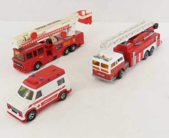 Matchbox Super King & Majorette Rescue Trucks