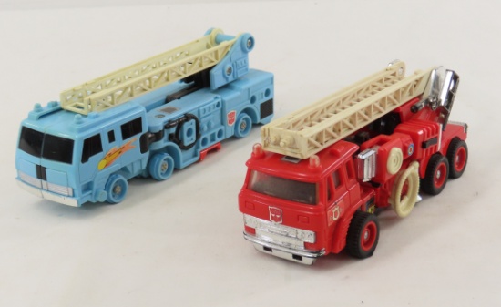 2 Takara Transformer Fire Trucks