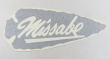 Missabe Black Arrowhead Vehicle Decal
