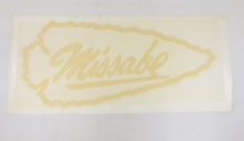 Missabe Gold Arrowhead Vehicle Decal