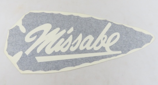 Missabe Black Arrowhead Vehicle Decal