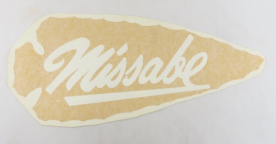 Missabe Gold Arrowhead Vehicle Decal