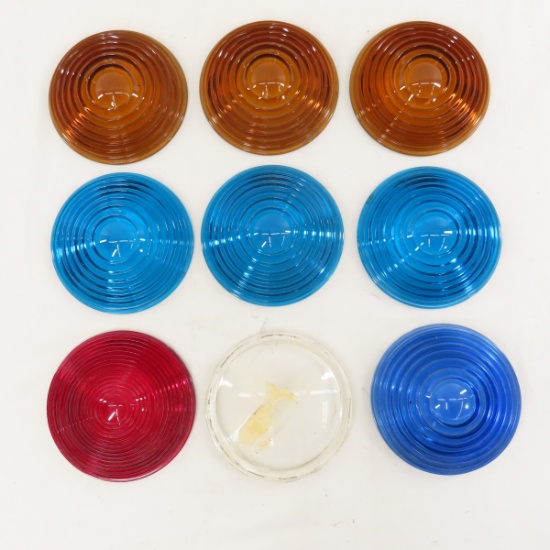 9 Glass & Plastic Lenses 5 1/2"