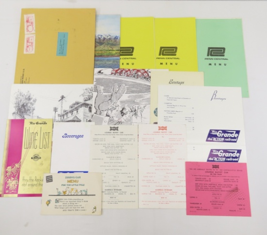 Rio Grande, Frisco & Other Menus
