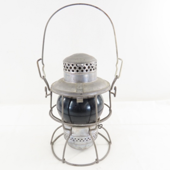 DM&IR RY Adlake Kero Short Blue Globe Lantern