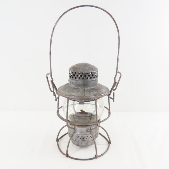 DW&P RY Adlake Kero Lantern Clear Short Globe