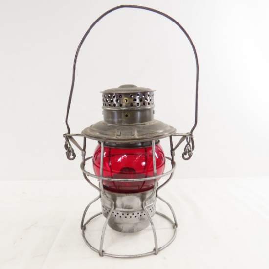 CMSTP&PRR Adams & Westlake Short Red Globe Lantern