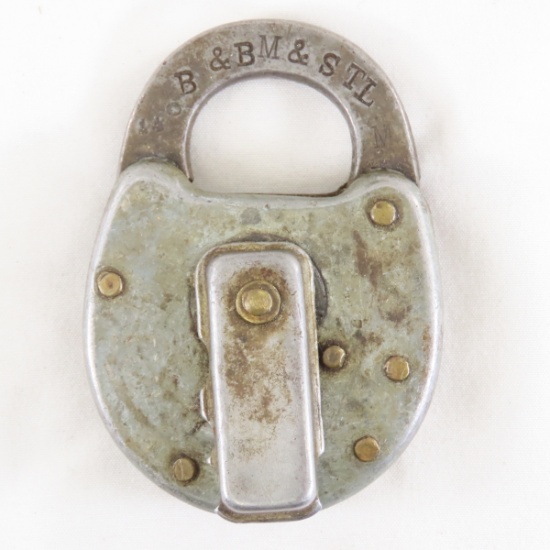 1959 M&STL B&B (Bridge & Building) Steel Lock