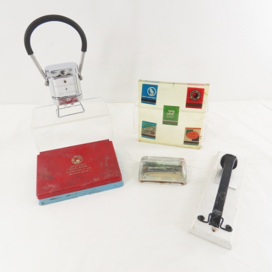 Paperweight, NP Safety Award, Lantern, desk items